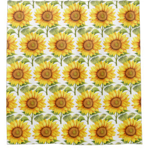 Douche Rustic Country Americana Tournesol rideaux de douc