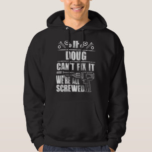 DOUG Gift Name Fix It Funny Birthday Personalized Hoodie