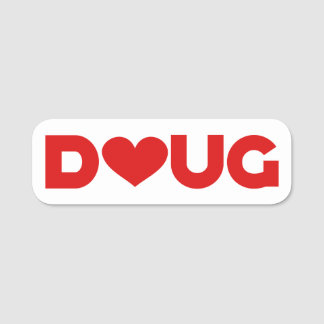 Doug Love Name Tag