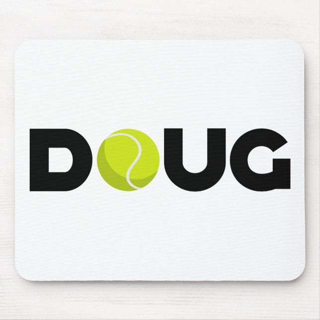 Doug Tennis Mouse Pad (Front)