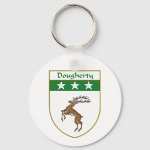 Dougherty Coat of Arms/Family Crest Keychain