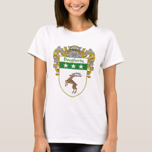 Dougherty Coat of Arms (Mantled) T-Shirt