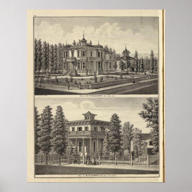 Dougherty, Murphy residences Poster (Front)