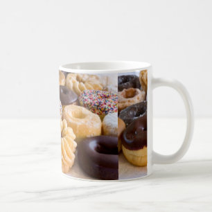 doughnut art design coffee mug