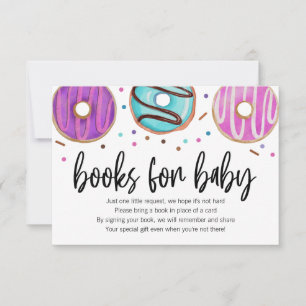 Doughnut Baby Sprinkle Books for Baby Card