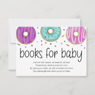 Doughnut Baby Sprinkle Books for Baby Card