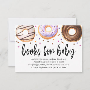 Doughnut Baby Sprinkle Books for Baby Card
