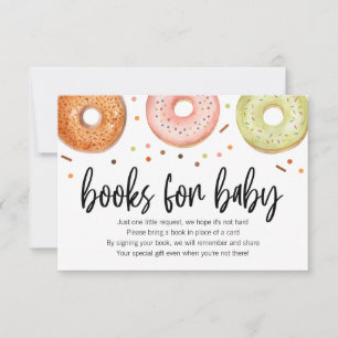 Doughnut Baby Sprinkle Books for Baby Card