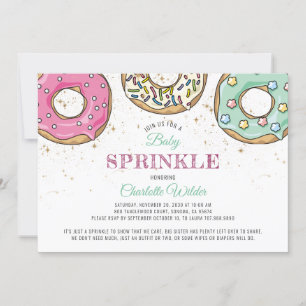 Doughnut Baby Sprinkle Invitation