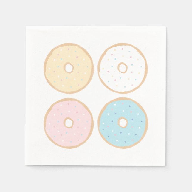 Doughnut Baby Sprinkle Napkin (Front)