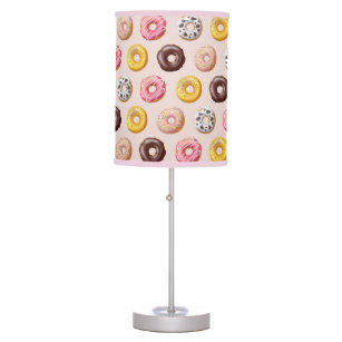 Doughnut Bakery Shop Pattern Table Lamp