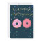 Doughnut Birthday Card.