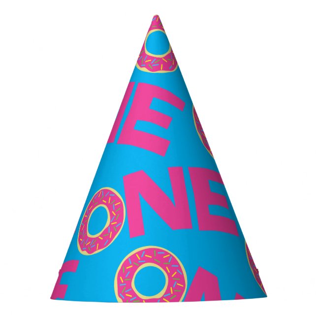 Doughnut Birthday Party Hat (Front)