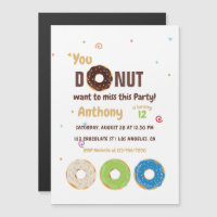 Doughnut Birthday Party