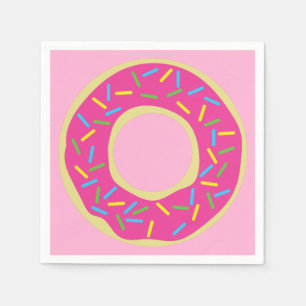 Doughnut Birthday Party Napkin