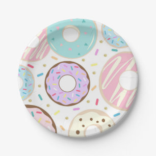 Doughnut Birthday Plates Doughnut Party Plates