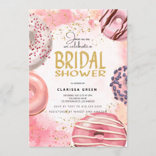 Doughnut BRIDAL SHOWER party Invitation