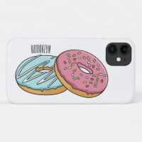 Doughnut cartoon illustration 