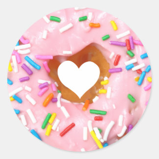 Doughnut Classic Round Sticker