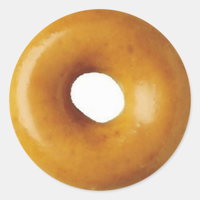 Doughnut Classic Round Sticker (Front)