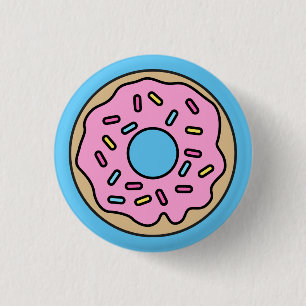 Doughnut Cute Badge Pin Button