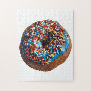 Doughnut Doughnut Snack Food Creative Jigsaw Puzzle