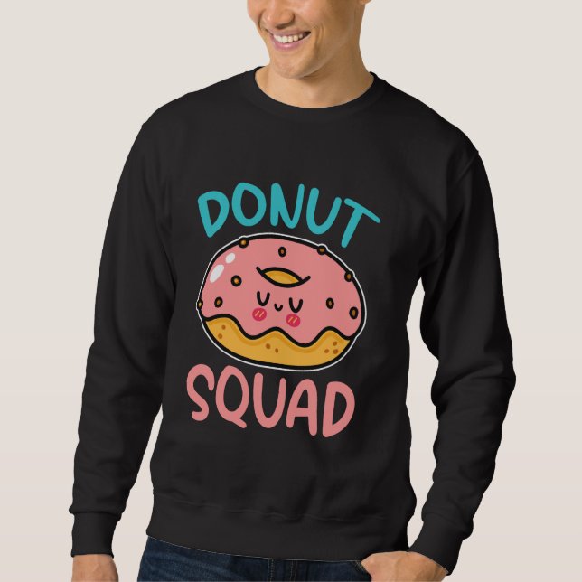Doughnut Doughnut Squad Doughnut Kids Sweatshirt (Front)