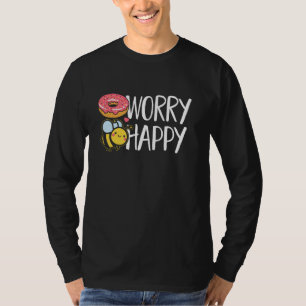 Doughnut Doughnut Worry Bee Happy Doughnut Kids T-Shirt