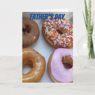 Doughnut Father's Day fun  Card
