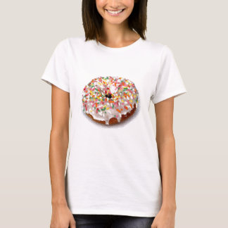 Doughnut festive on white T-Shirt