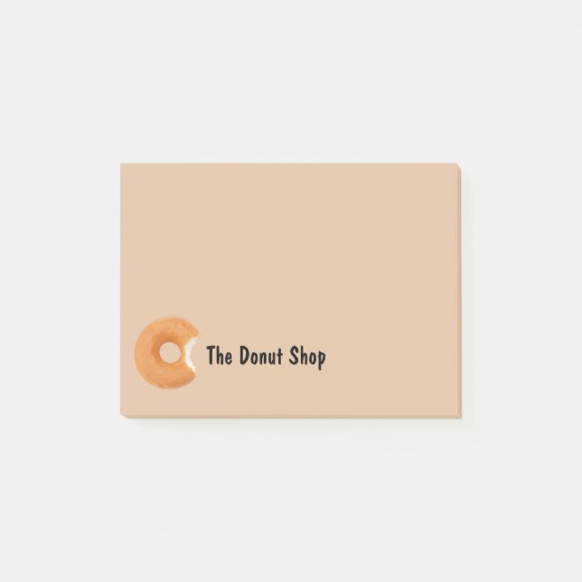 Doughnut Food Theme Post-It Notes (Front)