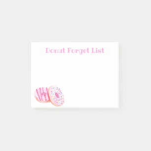 Doughnut Forget List Notes