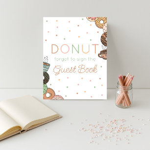 Doughnut Forget to Sign the Guestbook Printable Si