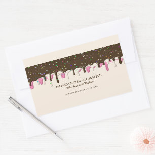 Doughnut Frosting Sprinkles Baker Bakery Sticker