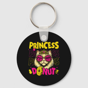Doughnut Funny Book Lover for Men Woman Keychain