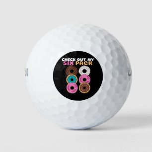 Doughnut Funny Golf Balls