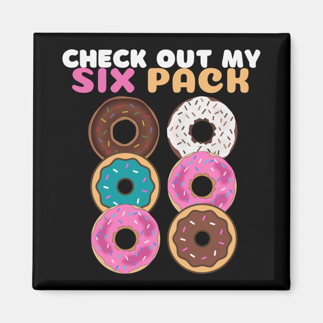 Doughnut Funny Magnet (Front)
