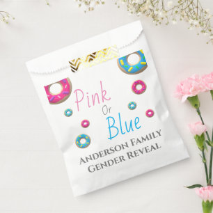 Doughnut Gender Reveal Favour Bag