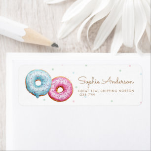 Doughnut Gender Reveal Party Address