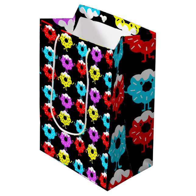 Doughnut Gifts Medium Gift Bag (Front Angled)