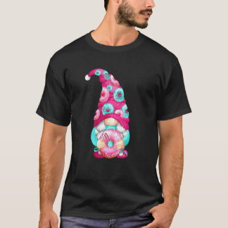 Doughnut Gnome With Cute Pattern For Gardener And T-Shirt