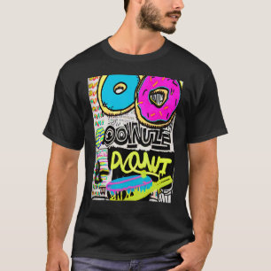 Doughnut Graffiti Pop Costume Kids Women Men 1 T-Shirt
