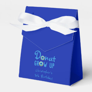 Doughnut Grow Up Birthday Favor Box