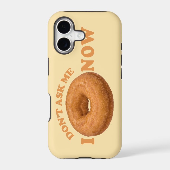 Doughnut Humour custom iPhone case (Back)