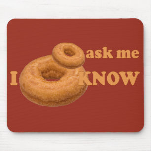 Doughnut Humour custom mousepad