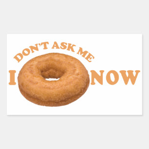 Doughnut Humour custom stickers