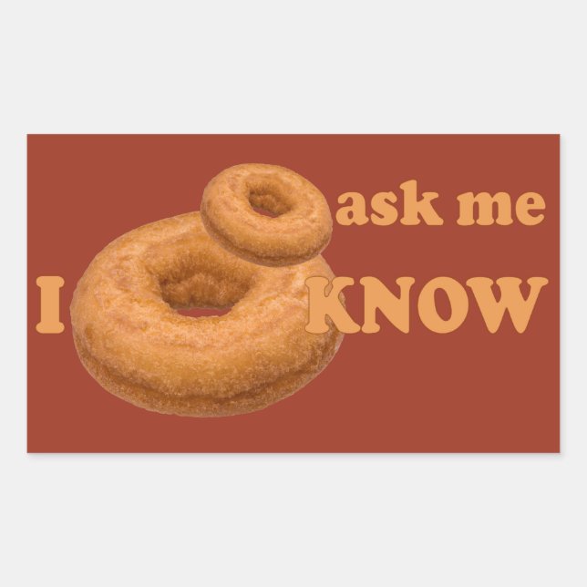 Doughnut Humour custom stickers (Front)