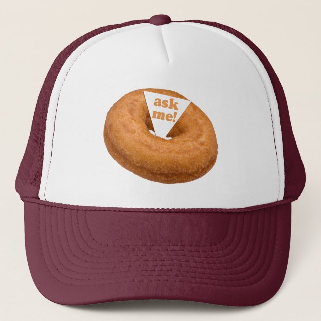 Doughnut Humour hat - choose colour (Front)