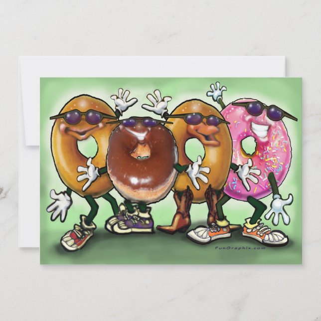 Doughnut Invitation (Front)