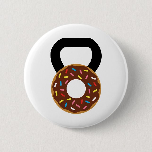 Doughnut Kettlebell 2 Inch Round Button (Front)
